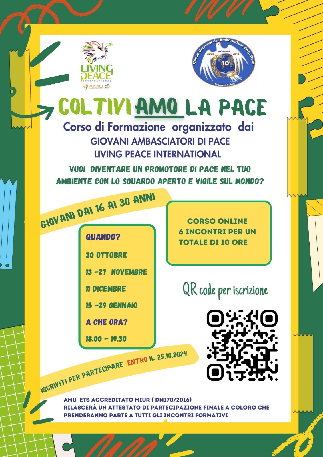 Locandina corso Ambasciatori 